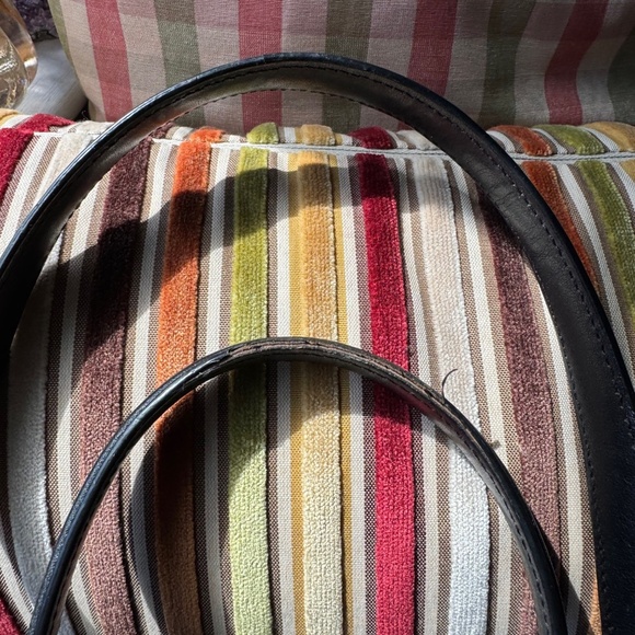 Authentic Coach Studded hobo/shoulder bag in black leather with a stud-pattern - Picture 6 of 9